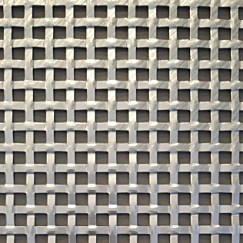 1000mm x 665mm x 0.8mm Corso Silver Anodised Radiator Grill