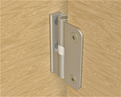 Hinge Set, Heavy Duty SAA (12-13mm) Cubicle Fitting