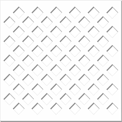 1830mm x 610mm x 3mm Manilla White Painted Radiator Grill