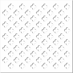 1830mm x 610mm x 3mm Marrakech White Painted Radiator Grill