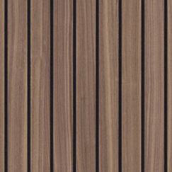 2850mm x 600mm x 17mm Walnut Paris Veneered MDF Lacquered Feature Panel