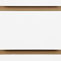 Double Sided White Melamine Face MDF - Slatwall Portrait 100mm Centres
